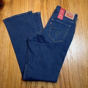 Levis 515 Jeans Womens 4 (28x30) Blue Mid Rise Boot Cut Stretch Denim NWT
